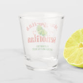 Verre A Shot Peach Margaritas avec mes Señoritas Enterrement de (Dos)