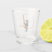 Verre A Shot Pêche à la mouche (Dos)