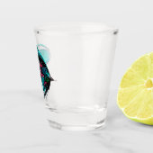 Verre A Shot Pêche à la mouche leurre belle Turquoise (Droite)