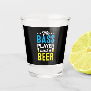 Verre A Shot Pêche Art Ce Fisher A Besoin D'Une Bière