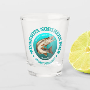 Verre A Shot Pêche au Pike du Minnesota