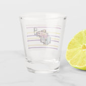 Verre A Shot Pêche été joie (Dos)
