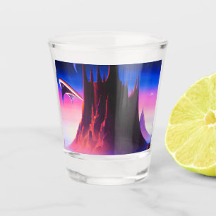 Verre A Shot Peinture à l'huile Dream World