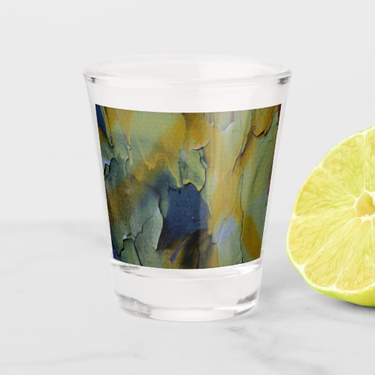 Verre A Shot Peinture d'épluchage (Devant)