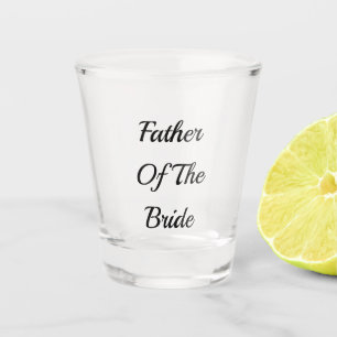 Verre A Shot Père De La Mariée Mariage Cadeau Favoriser Simple