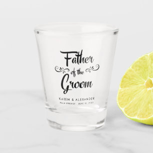 Verre A Shot Père du Mariage Groom