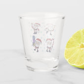 Verre A Shot Père Noël de Noël (Dos)
