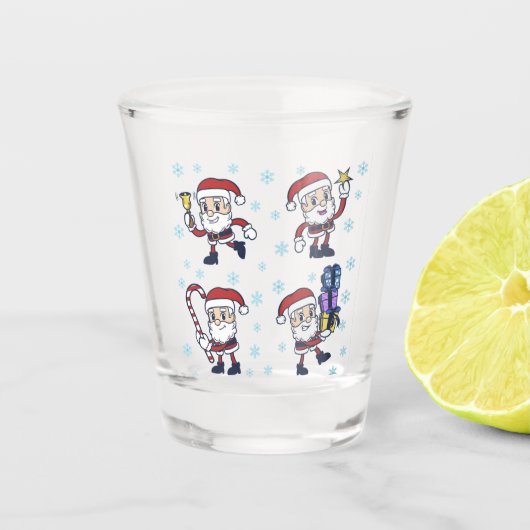 Verre A Shot Père Noël de Noël (Devant)