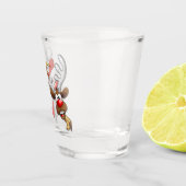 Verre A Shot Père Noël et Reindeer Joyeux Noël Joyeux dessin an (Droite)