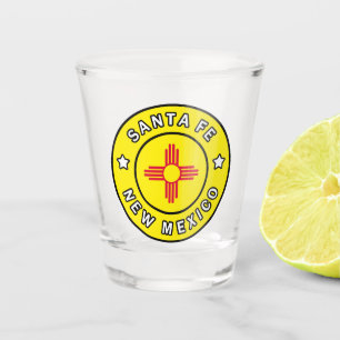 Verre A Shot Père Noël Fe Nouveau-Mexique