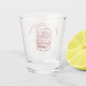 Verre A Shot Père Noël sait garder un secret (Dos)