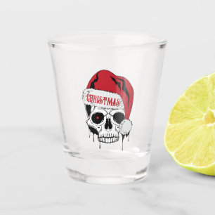 Verre A Shot Père Noël Skull