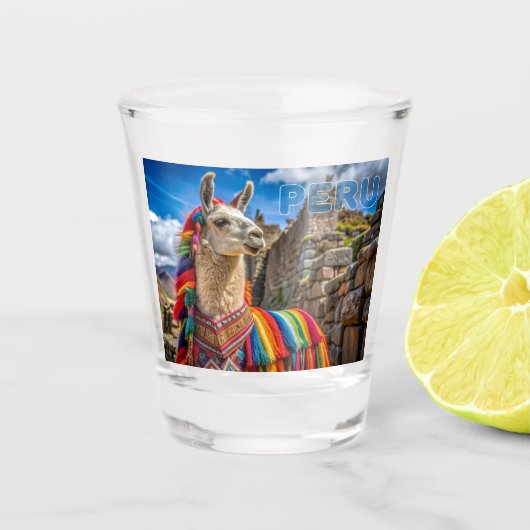 Verre A Shot Pérou Llama (Devant)
