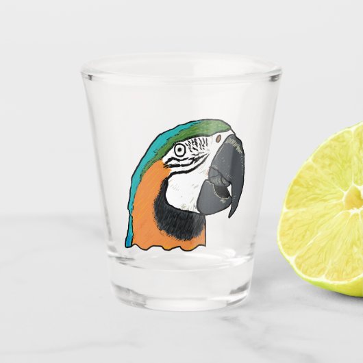 Verre A Shot Perroquet (Devant)
