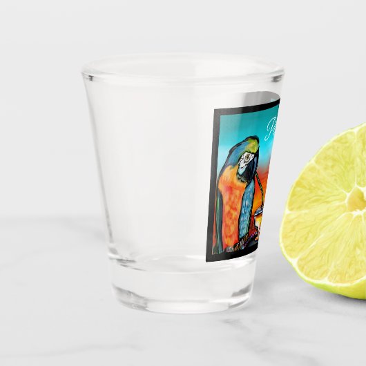 Verre A Shot Perroquets (Gauche)