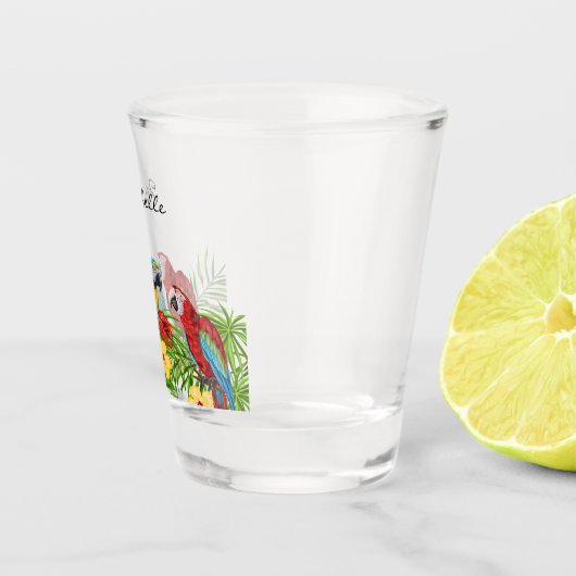 Verre A Shot Perroquets Nom d'été (Droite)