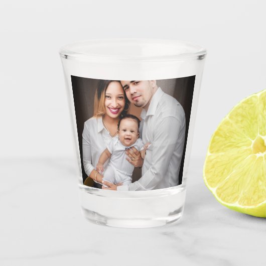 Verre A Shot Personalized Family Photo Custom (Devant)