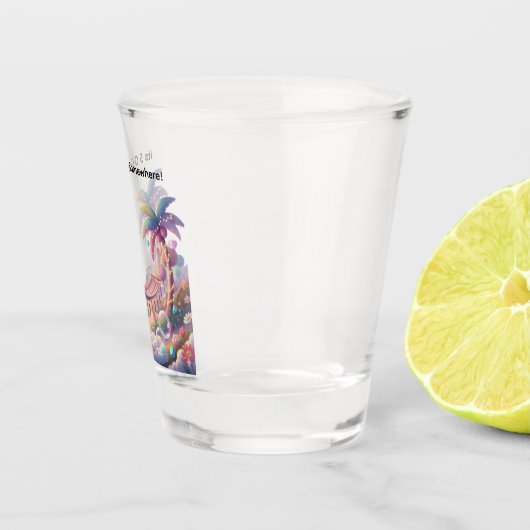 Verre A Shot Personalized Hammock and palm trees (Droite)