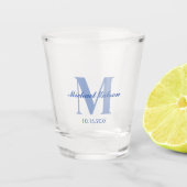 Verre A Shot Personalized Monogram & Name for Groomsmen (Devant)