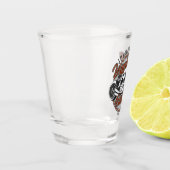 Verre A Shot Personalized Motorcycle Legendary Rider Biker (Gauche)