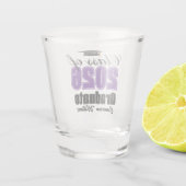 Verre A Shot Personalized Purple Class of 2026 Graduation Party (Dos)