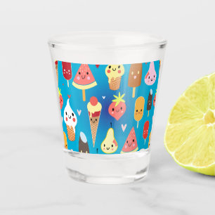 Verre A Shot Personnages de cuisine fine clipart
