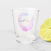 Verre A Shot personnalisé ajouter votre nom parties scintillant (Dos)