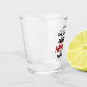 Verre A Shot Personnalisé Awesome Firefighter Funny Firefighter (Gauche)