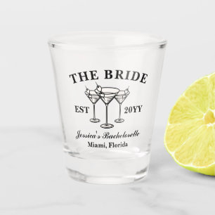 Verre A Shot Personnalisée La Mariée Luxe Bachelorette Voyage