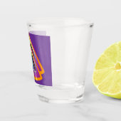 Verre A Shot Personnaliser Logo Éblouissant Double Pyramide Côn (Droite)