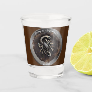Verre A Shot Personnaliser Scorpius Zodiac personnelle
