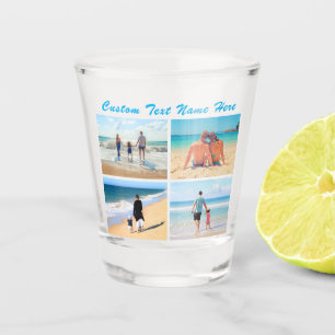 Verre A Shot Personnalisez votre collection photo Cadeau et tex
