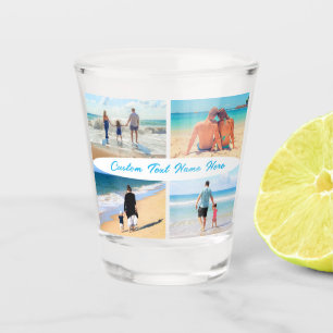 Verre A Shot Personnalisez votre collection photo Cadeau et tex