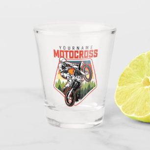 Verre A Shot Personnalized Motocross