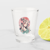 Verre A Shot Petite fille Anime (Devant)
