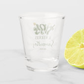 Verre A Shot Petits pois verts et Tinis Fête d'anniversaire Mar (Dos)