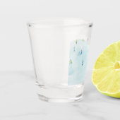 Verre A Shot Petits Skieurs Sur Snowy Hill (Gauche)