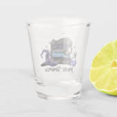 Verre A Shot Peut-être demain - Chat noir, Livres et Vibes de c (Dos)