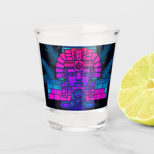 Verre A Shot Pharaon Synthwave (Devant)