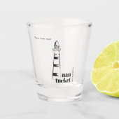 Verre A Shot Phare de Nantucket Massachusetts (Devant)