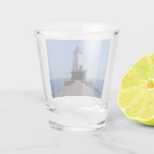 Verre A Shot Phare de North Pierhead, Ludington, MI (Dos)