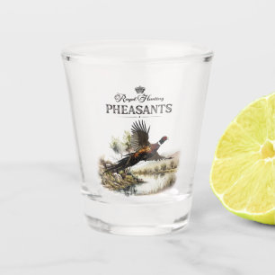 Verre A Shot Phéasants, Chasse royale