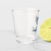 Verre A Shot Phénix de l'Aube Saphir (Gauche)