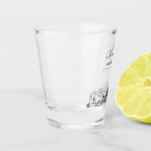 Verre A Shot Phoenix Wedding Favoriser Les Cheveux Personnalisé (Gauche)