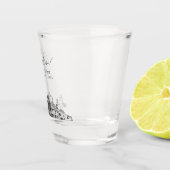 Verre A Shot Phoenix Wedding Favoriser Les Cheveux Personnalisé (Droite)