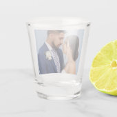 Verre A Shot Photo à deux Mariages customisés double face (Dos)
