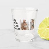 Verre A Shot Photo Collage moderne | Cadeau papa (Devant)