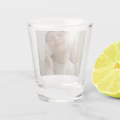 Verre A Shot Photo complète personnalisée (Dos)