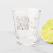 Verre A Shot Photo de collage moderne (Dos)