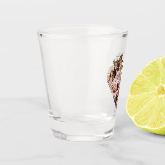 Verre A Shot Photo de famille Meilleure grand-mère Jamais forme (Gauche)